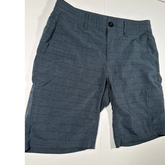 O'Neill Chino Shorts Blue Hybrid Golf Zipper Pockets Active Outdoors Men Size 30 - Picture 4 of 8
